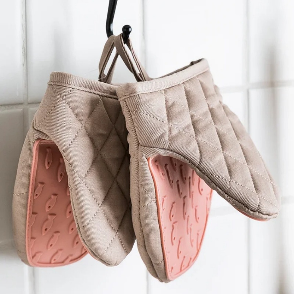 Oven Mitt Silicone - 1 Paio di Guanti da Forno