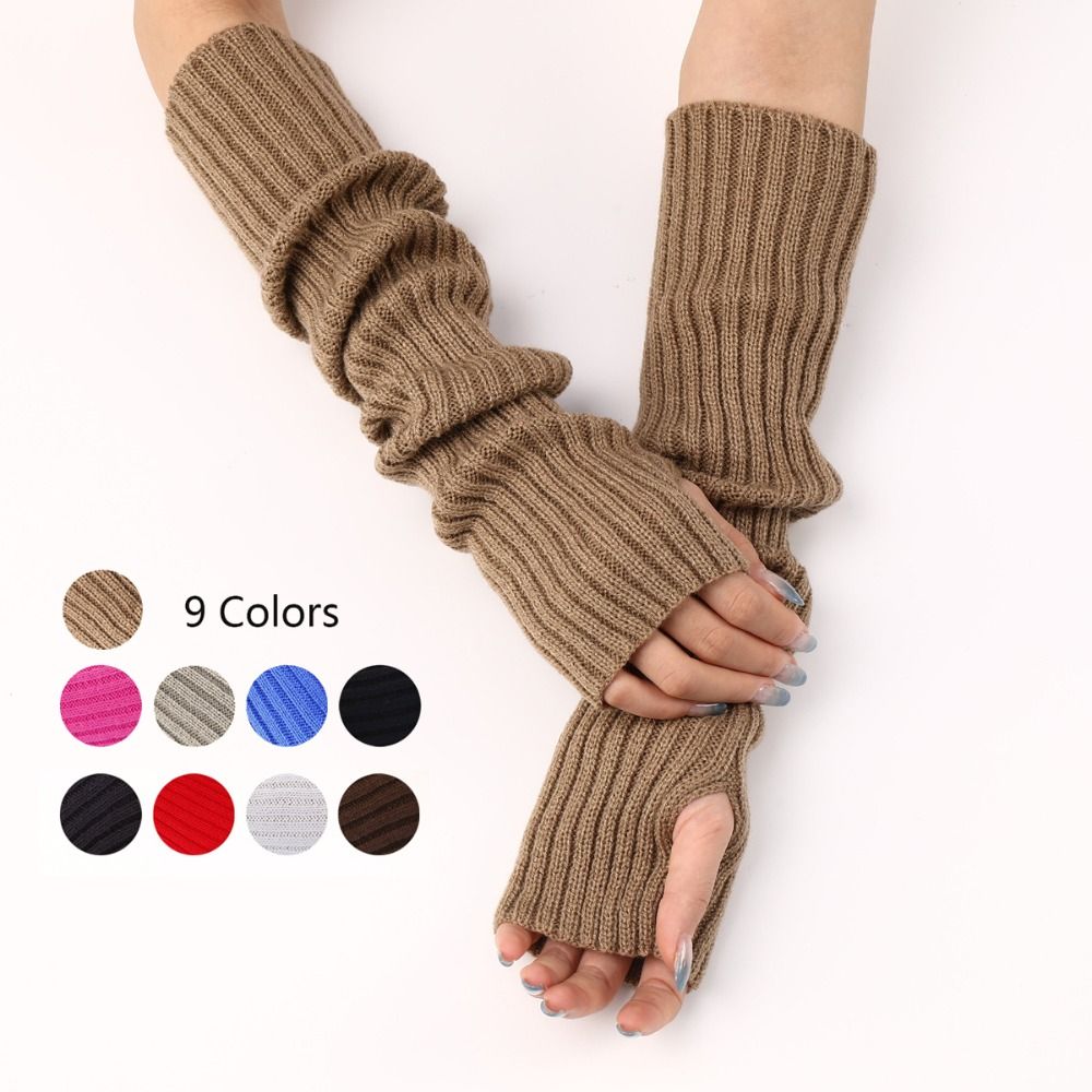 Guanti lunghi senza dita in st - Fingerless Glove Knit recensione e prezzo