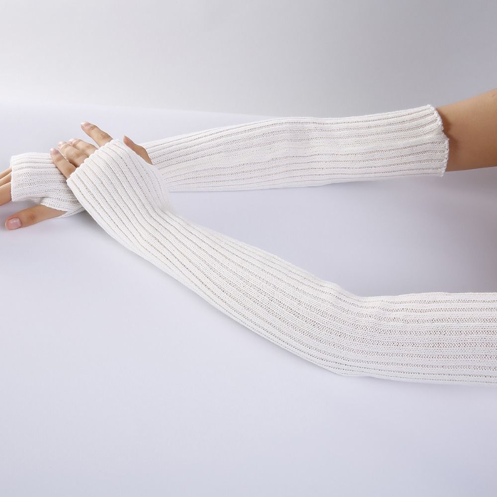 Guanti lunghi senza dita in st - Fingerless Glove Knit recensione e prezzo
