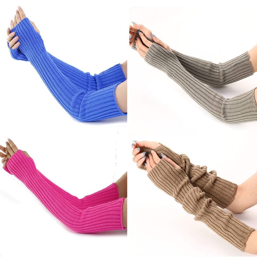 Guanti lunghi senza dita in st - Fingerless Glove Knit recensione e prezzo